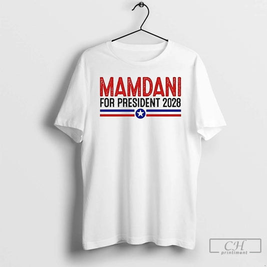 Premium Mamdani For President 2028 Election T Shirts
