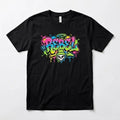 Rebel Graffiti Skull T-Shirt - Urban Streetwear Graphic Tee for Men and Women