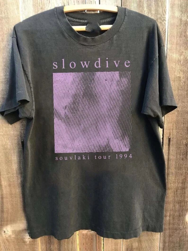 Slowdive Tour 90s Vintage Shirt, Slowdive Band Unisex Tshirt Size S-5XL BL1305