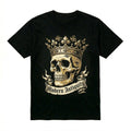 Modern Antiquity Skull Crown T-Shirt - Gothic King Streetwear Graphic Tee
