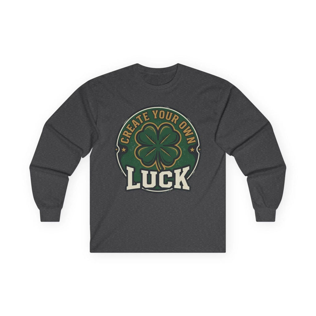 Create Your Own Luck Long Sleeve Tee | Shamrock St. Patrick's Day