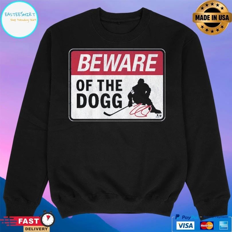 Colorado Avalanche Nathan Mackinnon Beware Of The Dogg T-shirt
