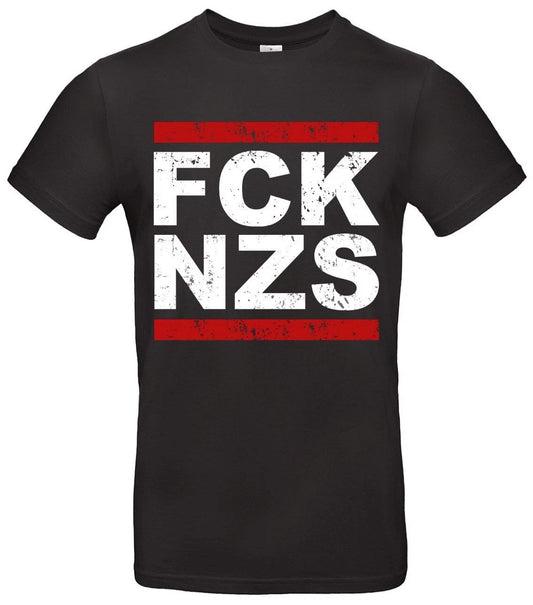 FCK NZS T-Shirt - Anti Fascist Statement - Unisex - High Quality Cotton