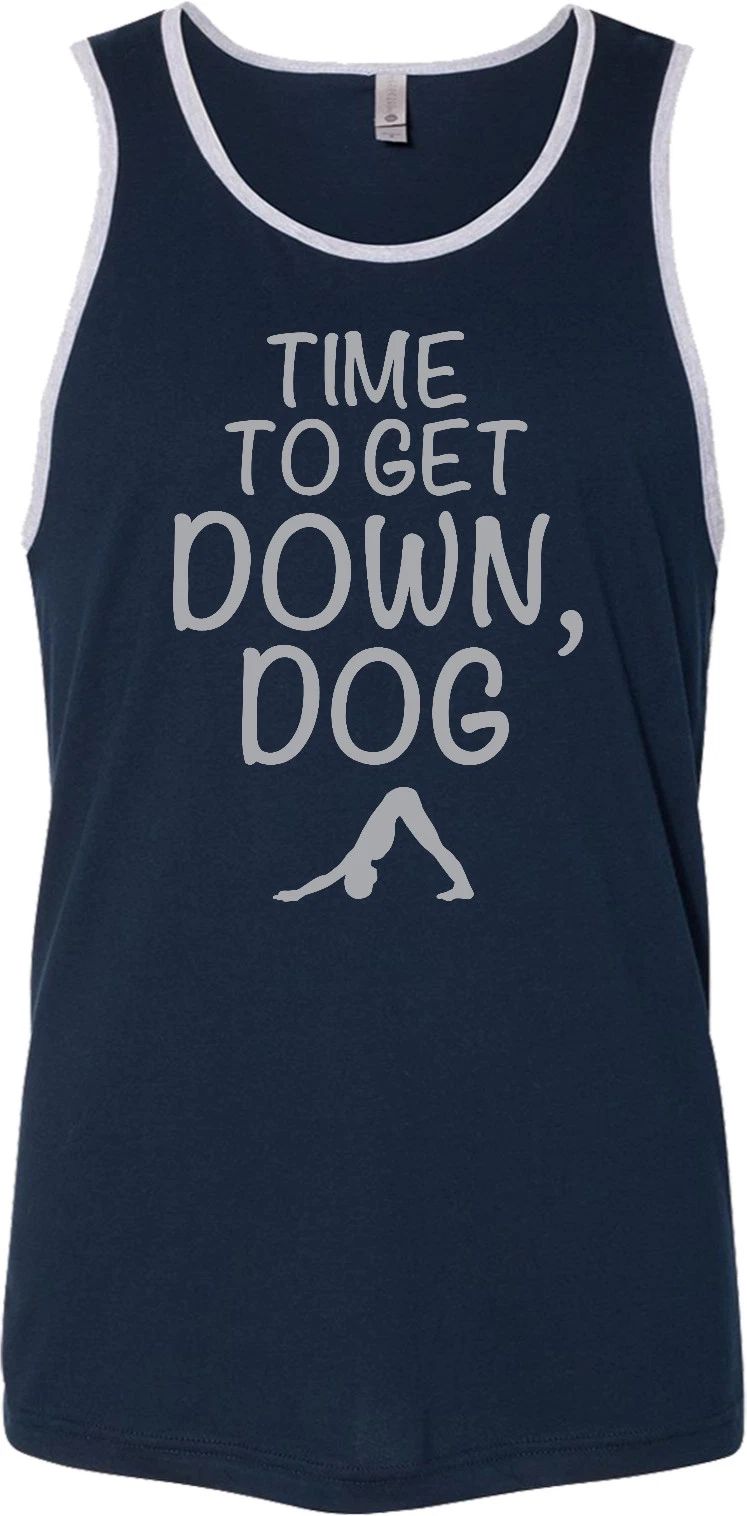 It's Time to Get Down, Dog Premium Yoga Tank Top