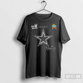 Dallas Cowboys X Bad Bunny Benito Football Mascot Signature T Shirts