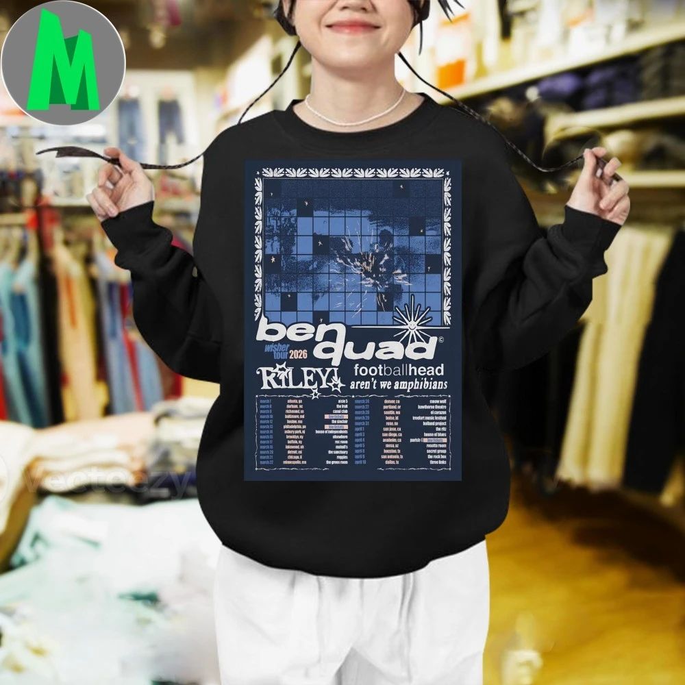 Ben Quad Tour Winter 2026 Poster Shirt