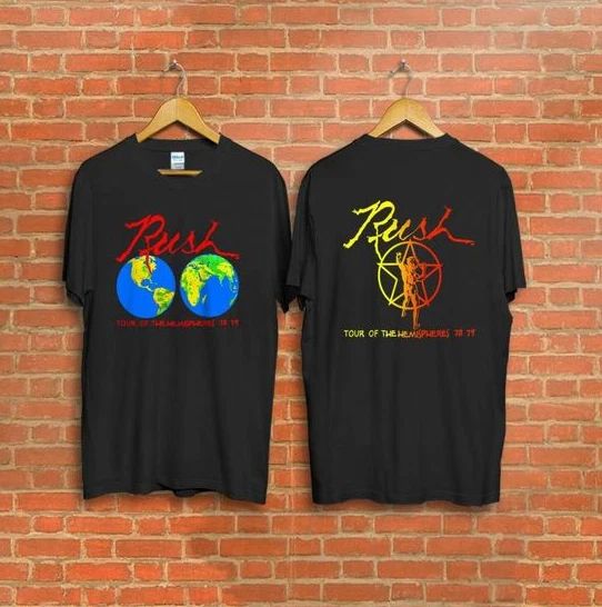 Vintage Rushh 1978 Tour Of The Hemispheres concert tee T Shirt