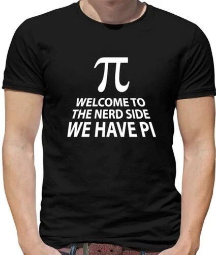 Welcome To The Nerd Side Mens T-Shirt - Geek - Maths - Mathematician - Pi
