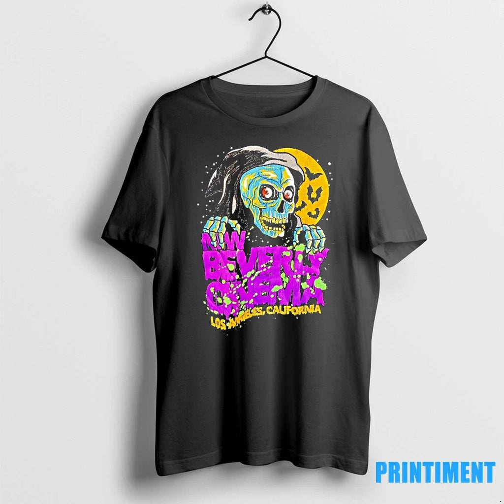 Skeleton New Beverly Cinema Los Angeles California Halloween Tshirts Sweater