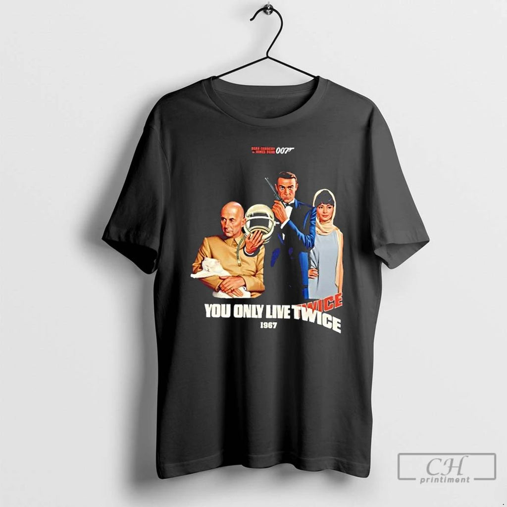 Premium Sean Connery As James Bond 007 You Only Live Twice 1967 T Shirts