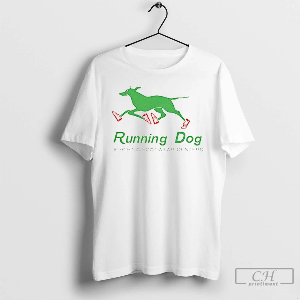 Classic The Big Chill Running Dog Athletic Footwear Centers T Shirts