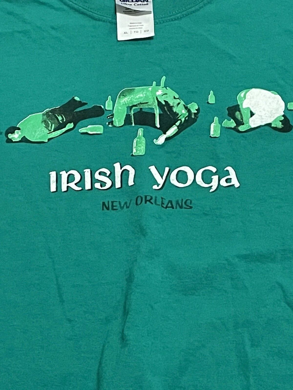 Irish Yoga New Orleans short sleeve T - shirt XL