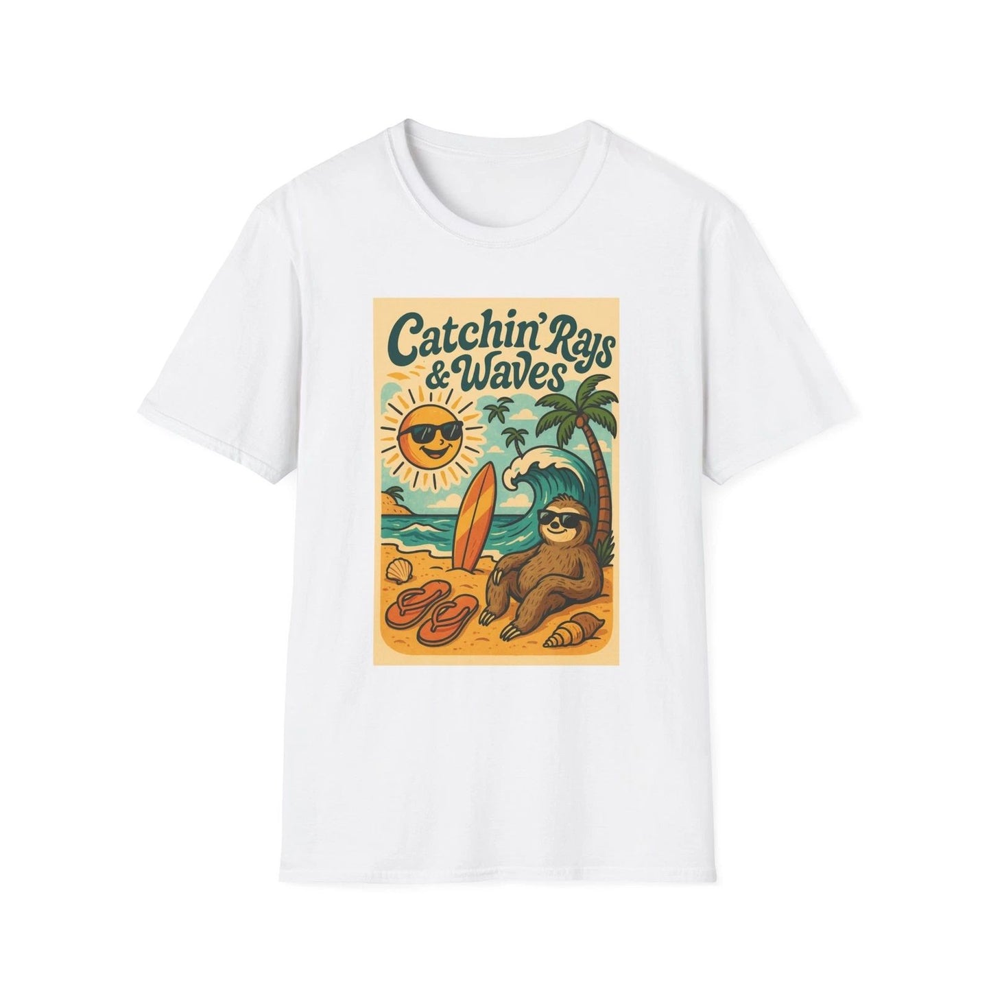 Catchin' Rays & Waves Unisex T-Shirt | Beach Vibes, Summer Fun, Casual, Surf