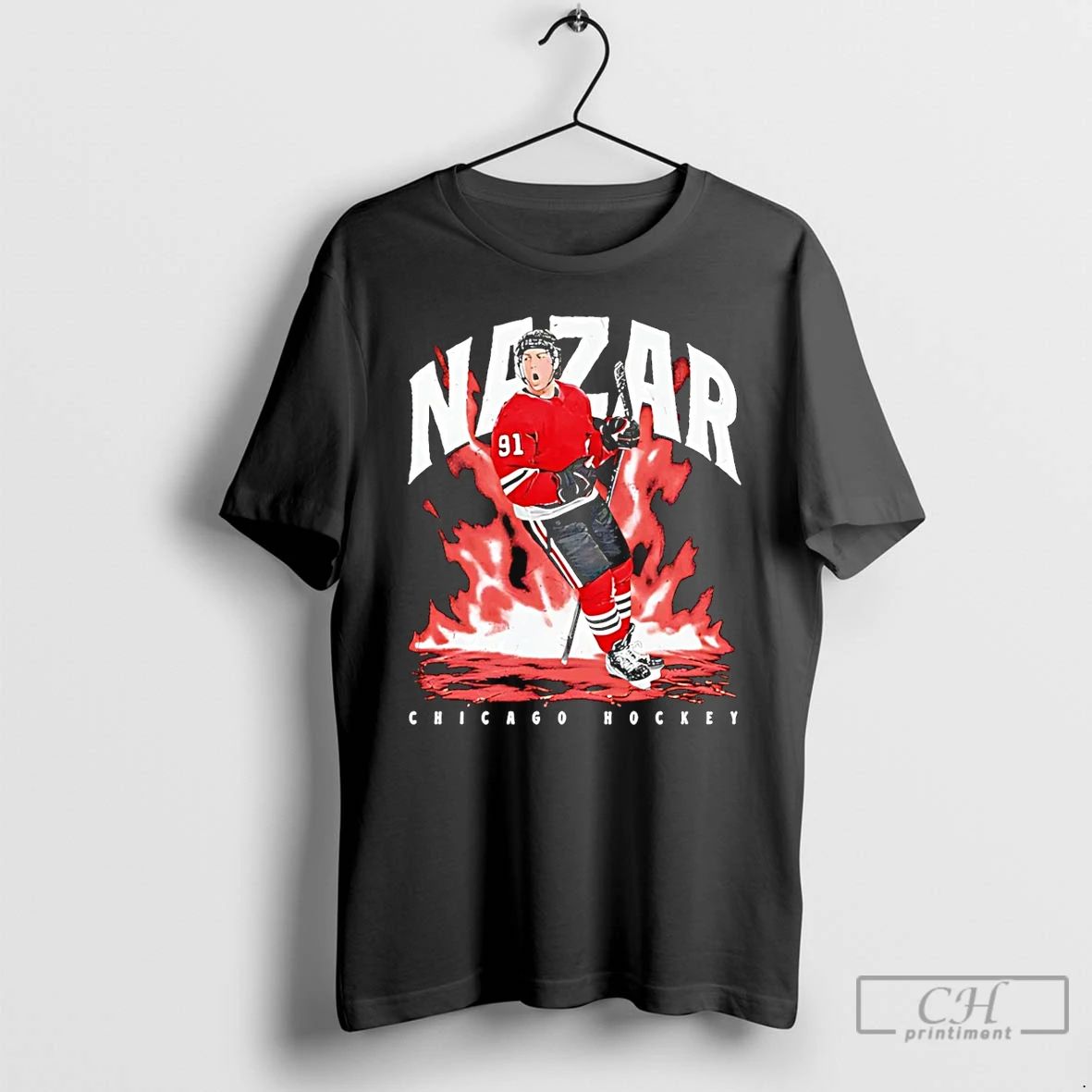 Premium Frank Nazar Chicago Hockey Graphic T Shirts
