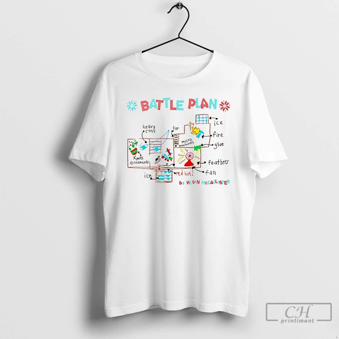 Premium The Battle Plan Paint Christmas 2025 Christmas T Shirts