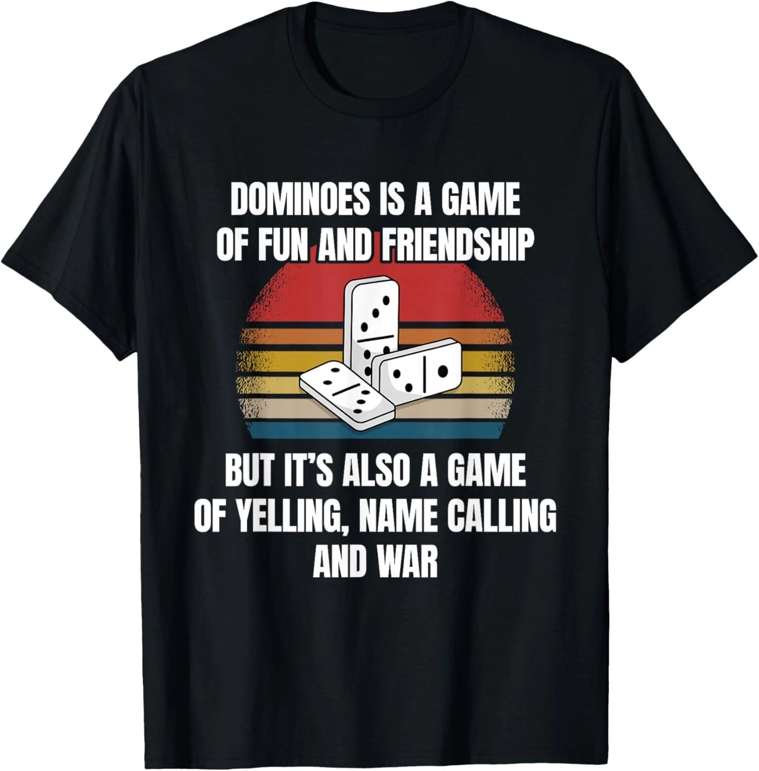 Dominoes Game Domino Hobby Funny Saying Bad Loser Quote T-Shirt
