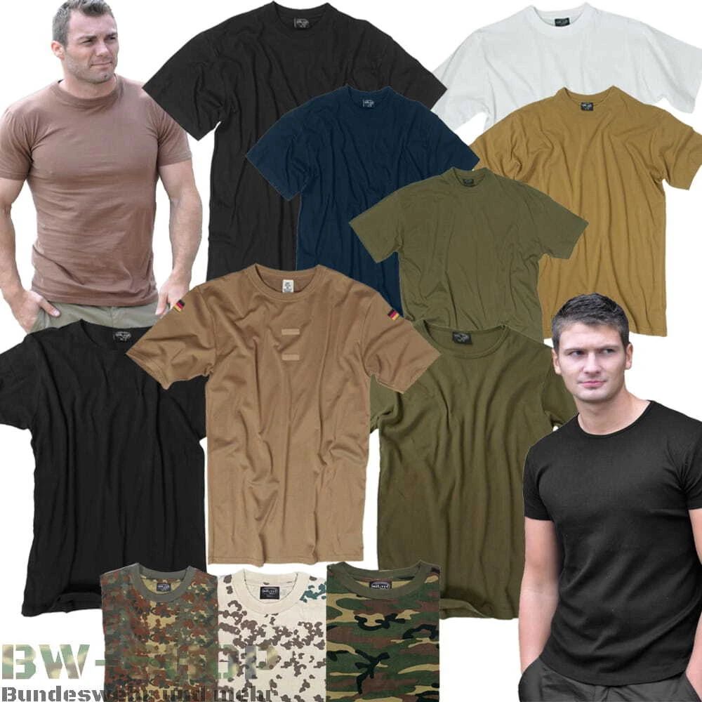 US & Military Style T-SHIRT NEW BW Shirt German Army Army Undershirt Camo Plain