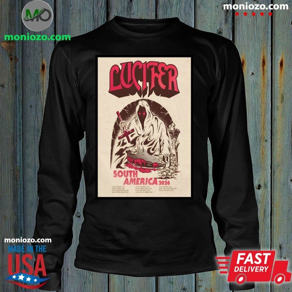 Lucifer South America Tour 26 Poster T-shirt