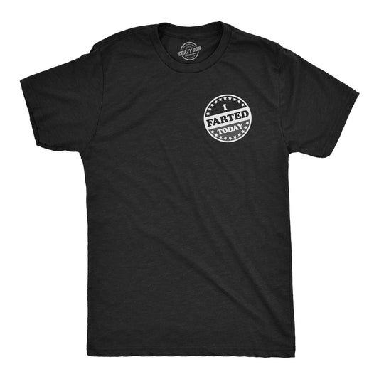 Mens Funny T Shirts I Farted Today Sarcastic Voting Graphic Novelty Tee for Men