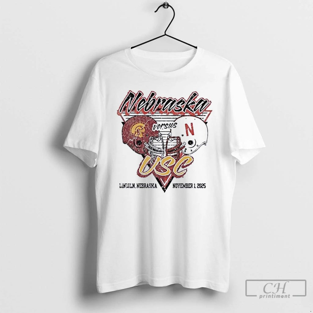 Premium Nebraska Cornhuskers Vs Usc Trojans 2025 Gameday Football T Shirts