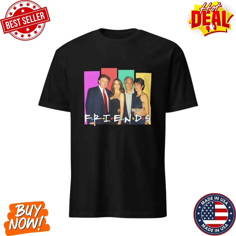 Funny Trump And Jeffrey Epstein Best Friends Parody Unisex T-Shirt Inspired SALE