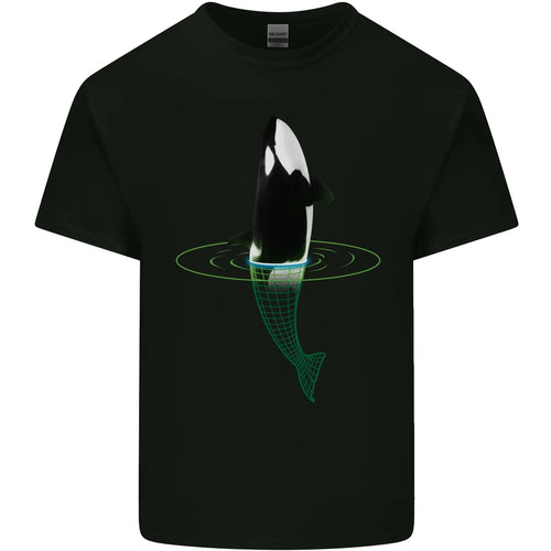 A SCI-FI Orca Whale Mens Light Cotton T-Shirt