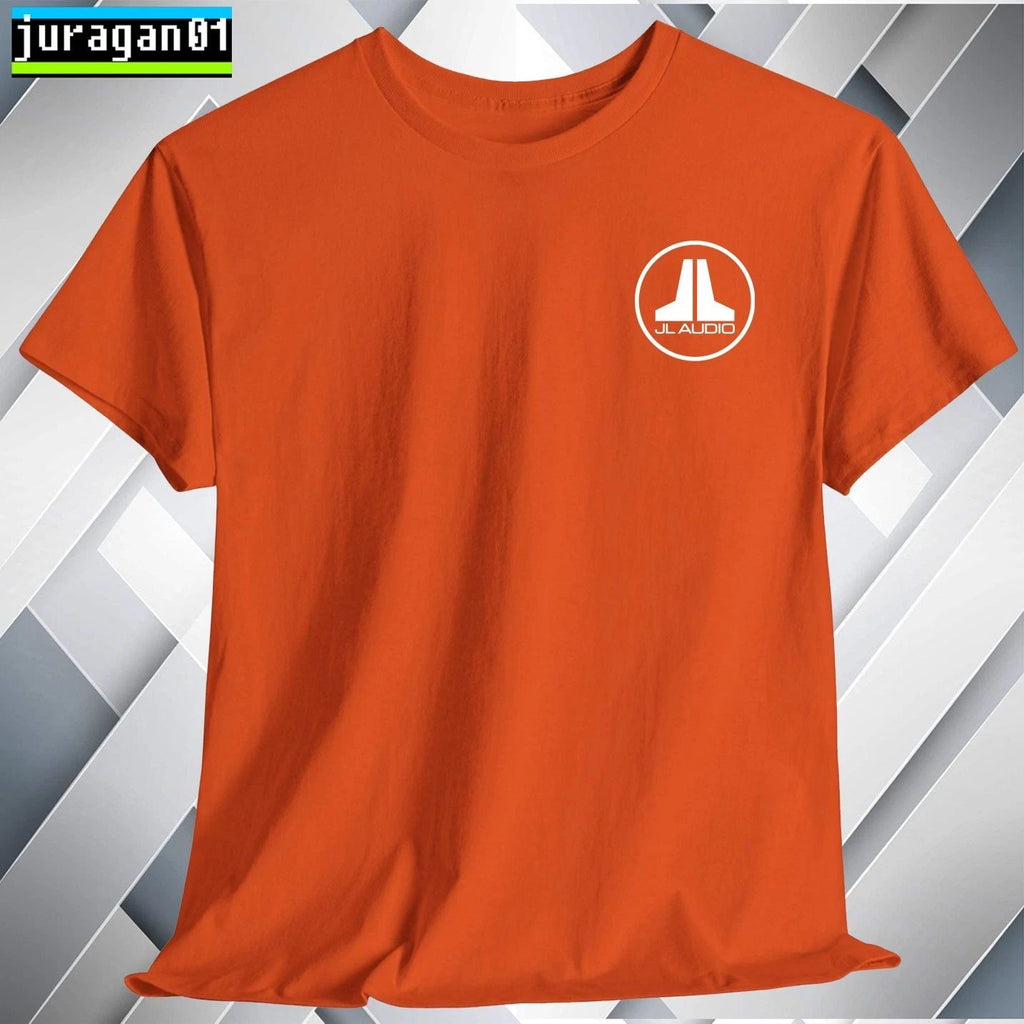 JL Audio Home Audio T-Shirt Logo Black/Gray/Blue/Red/White S to 5XL Made in USA
