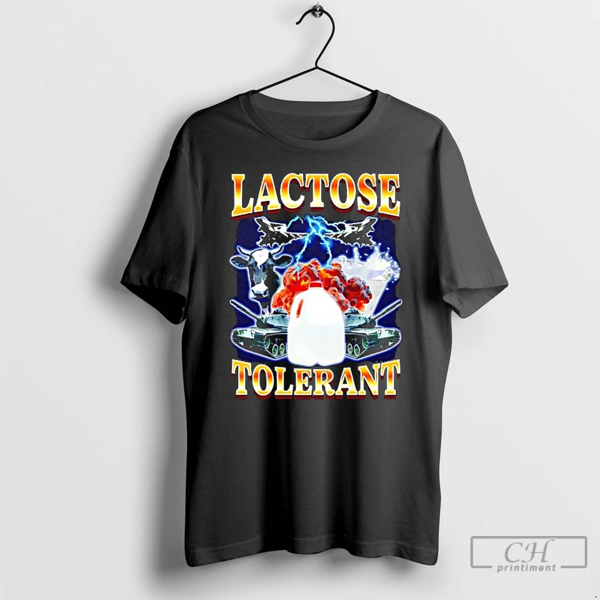 Lactose Tolerant Graphic T Shirts
