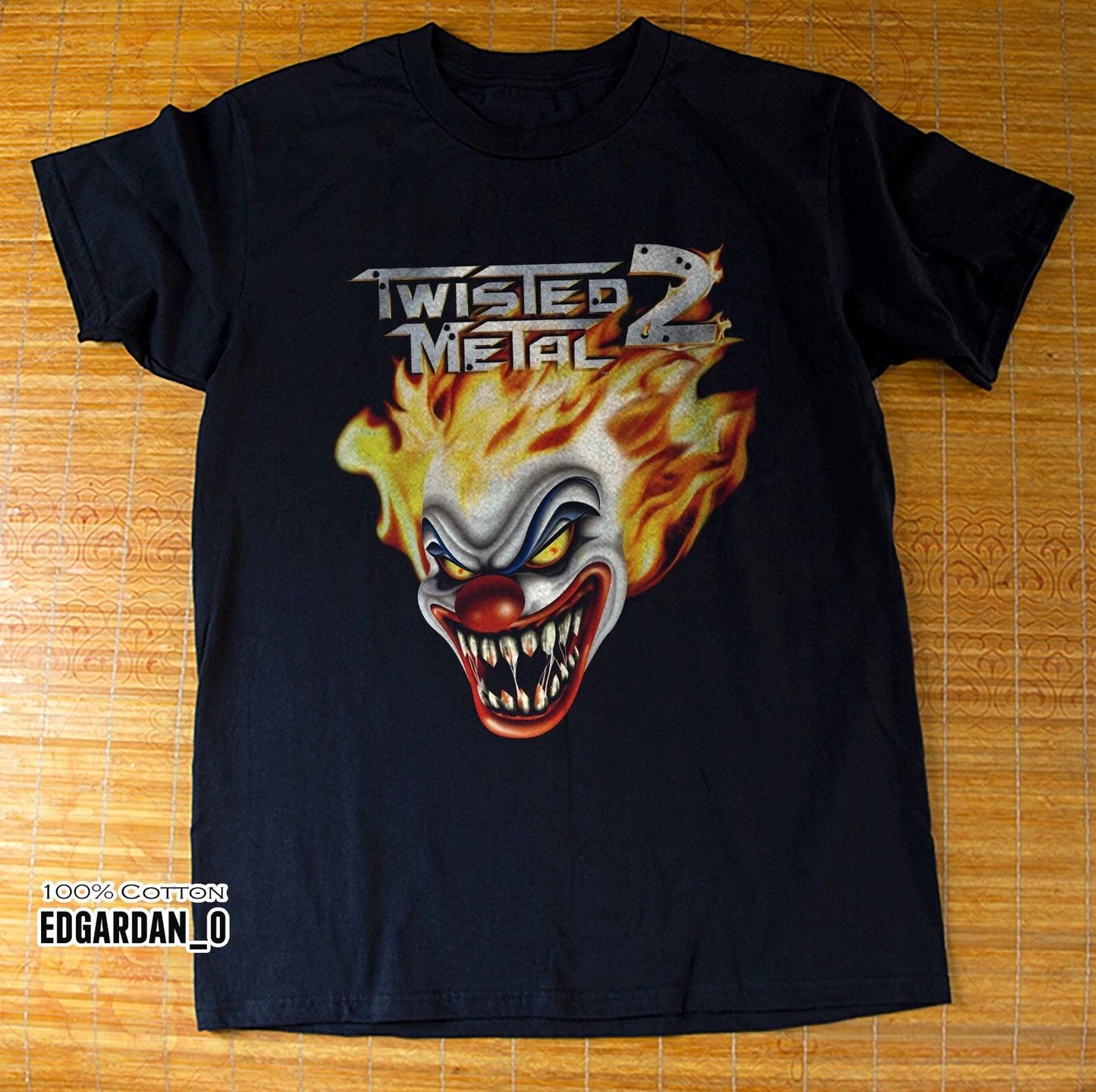 Twisted Metal Video Game 1996 Black Unisex T-shirt Size S-5XL