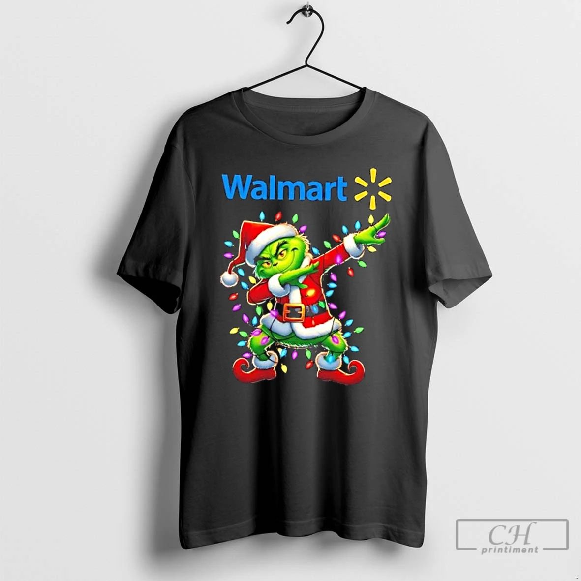 Classic Walmart Grinch Dabbing Merry Christmas T Shirts