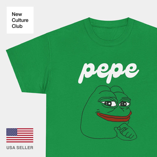 Pepe Meme Coin Crypto Gaming Bull Run T Shirt Tee Clothing Street Large Hype