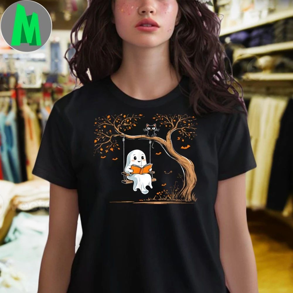 Ghost Swing Reading Book Shirt