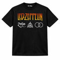 Led Zeppelin Classic Rock Shirt, Zoso Logo Tee Classic Rock Band Unisex S - 4XL
