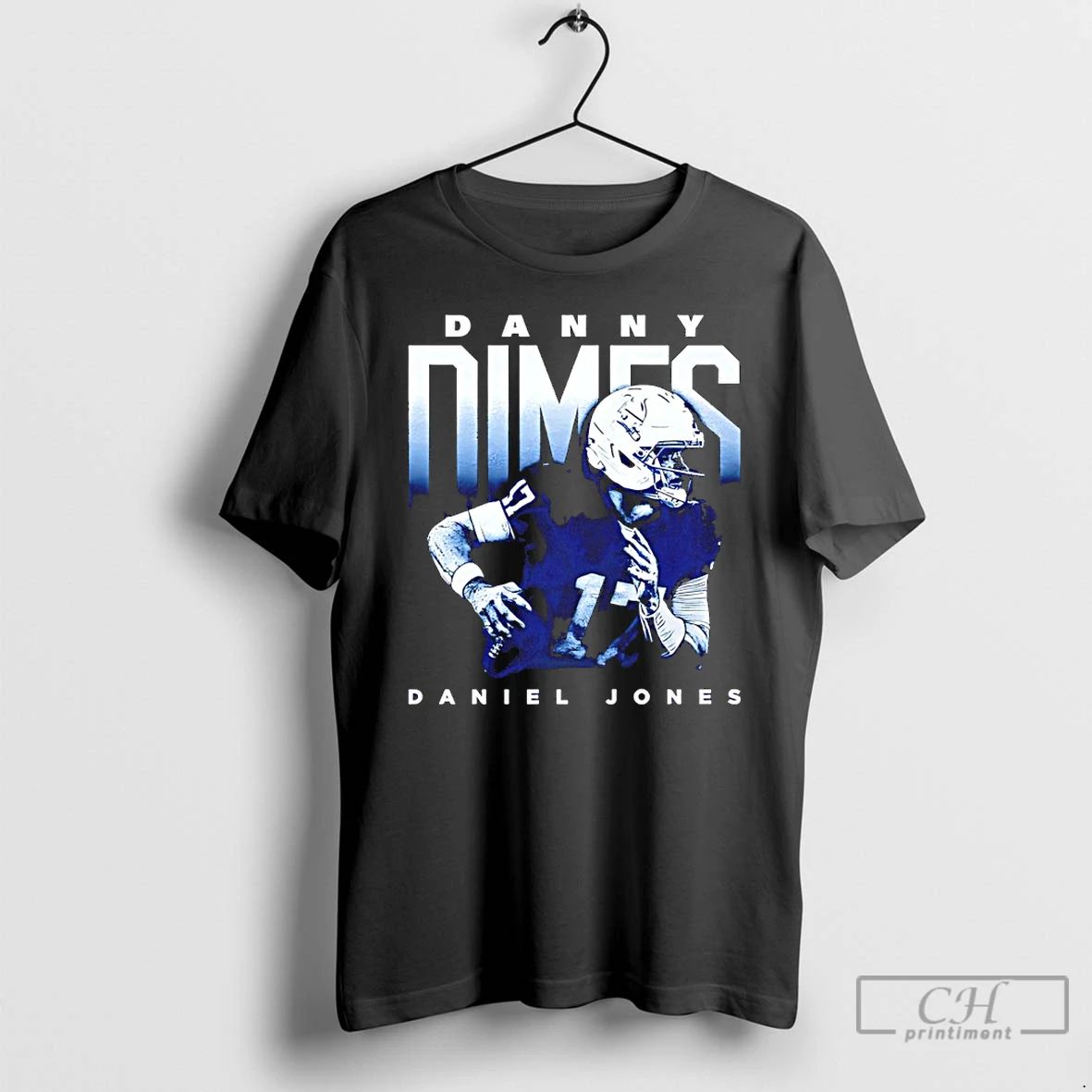 Classic Daniel Jones Indianapolis Colts Danny Dimes Player Graphic T Shirts