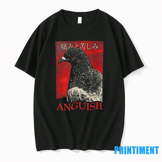 Anguish Pigeon Vintage Japanese Tshirts Sweater