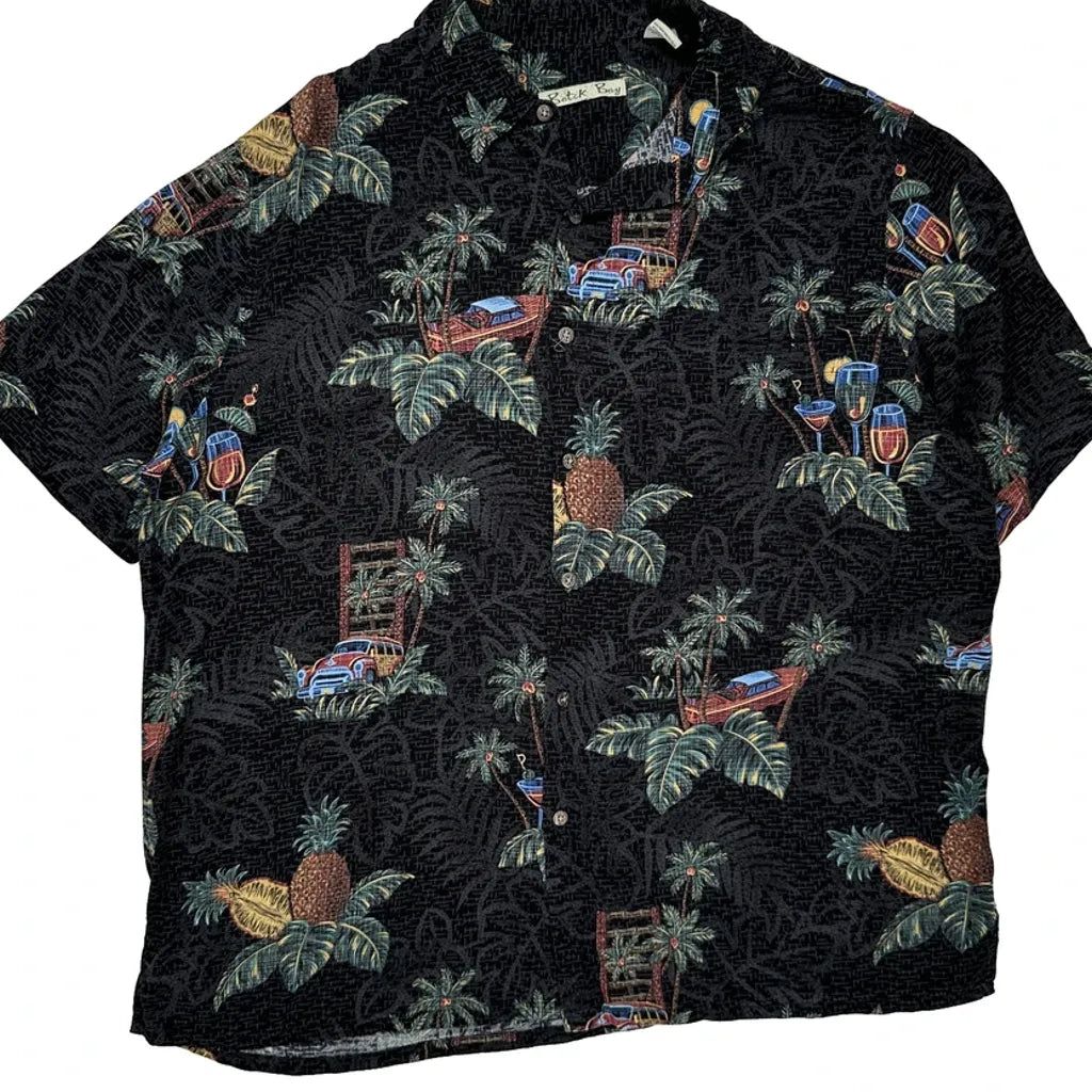 Batik Bay Hawaiian Shirt - XL Multicoloured Viscose
