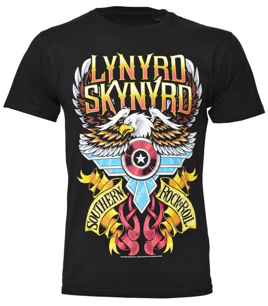Official Lynyrd Skynyrd T Shirt Southern Rock n Roll Black New S M L XL XXL