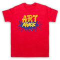 ART ATTACK LOGO UNOFFICIAL CREATIVE KIDS TV RETRO SHOW MENS & WOMENS T-SHIRT