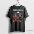 Premium Free Speech Prisoner Of Expression Gagged Skeleton Caricature