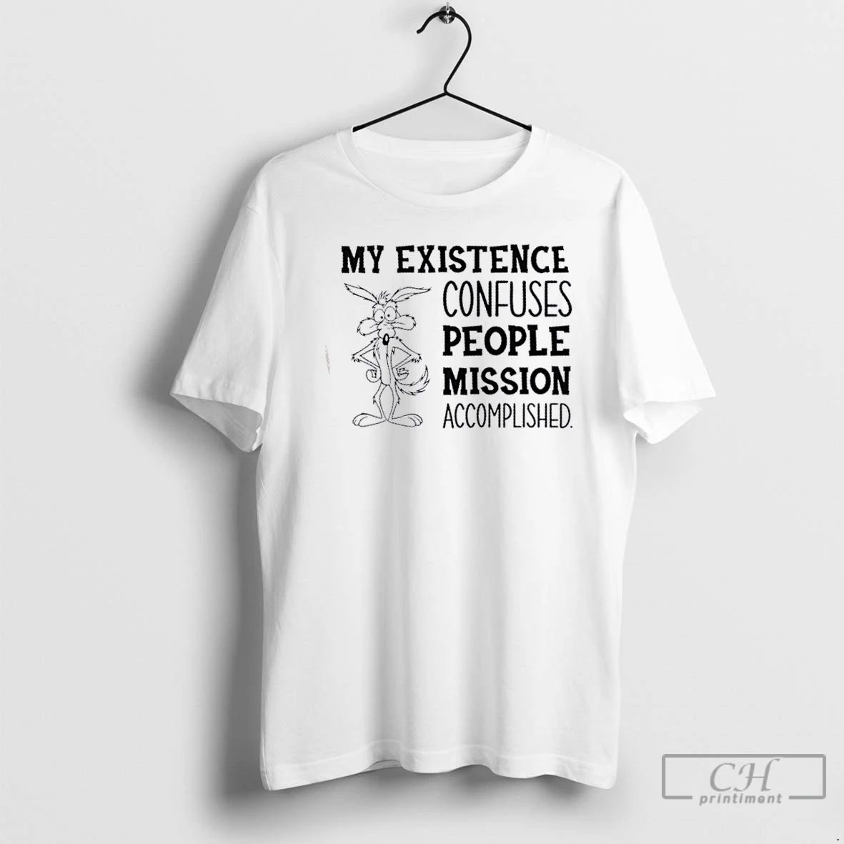 Classic My Existence Confuses People Mission Accomplished T Shirts