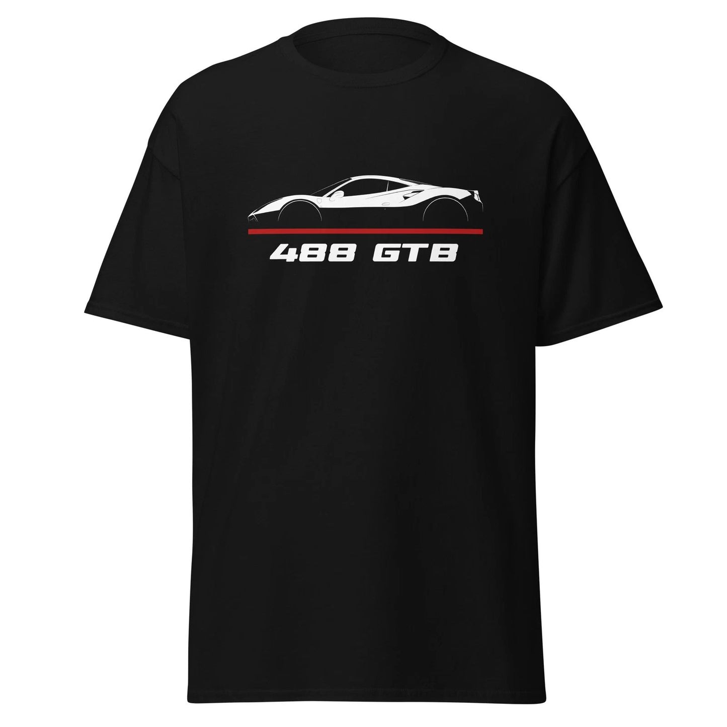 Premium T-Shirt For Ferrari 488 GTB 2015-2019 Car Fans Birthday Gift