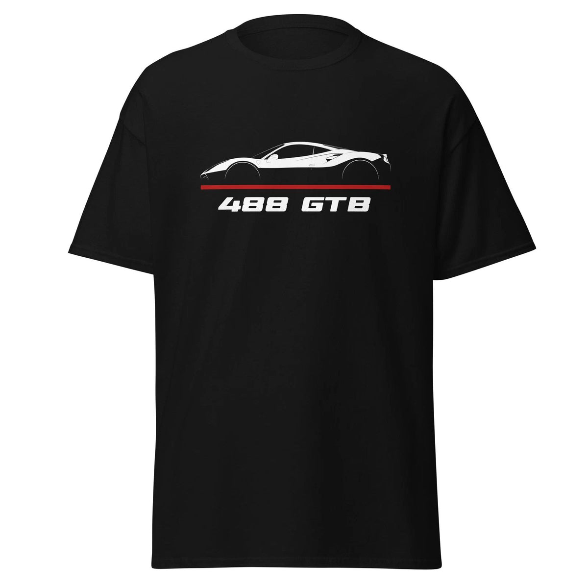 Premium T-Shirt For Ferrari 488 GTB 2015-2019 Car Fans Birthday Gift