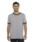Next Level Apparel Unisex Ringer Stylish T Shirt Casual Plain T-Shirt - 3604