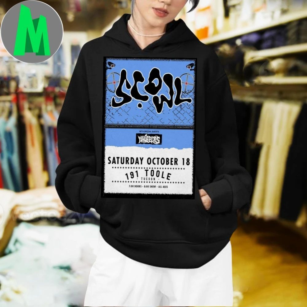 Scowl 191 Toole Tucson October 18 2025 Poster Shirt