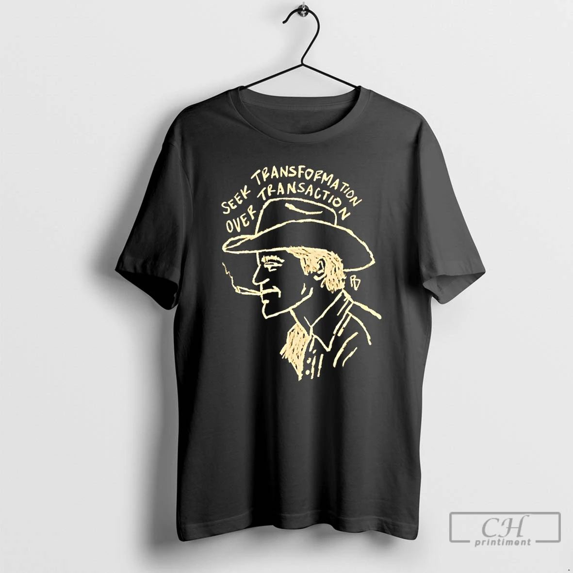 Premium Seek Transformation Over Transaction Cowboy T Shirts