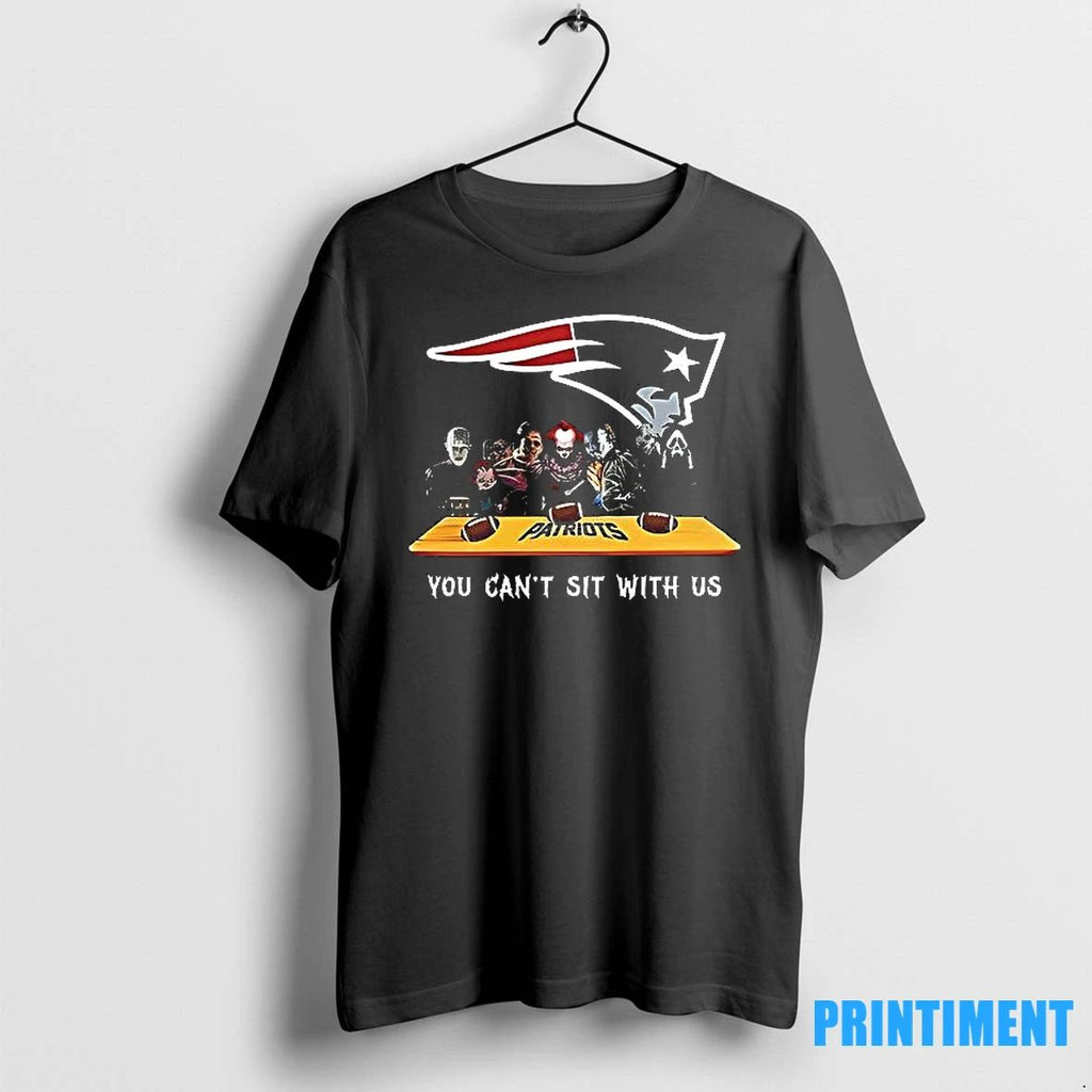You Cant Sit With Us Patriots Football Horror Movies Halloween Tshirts Sweater