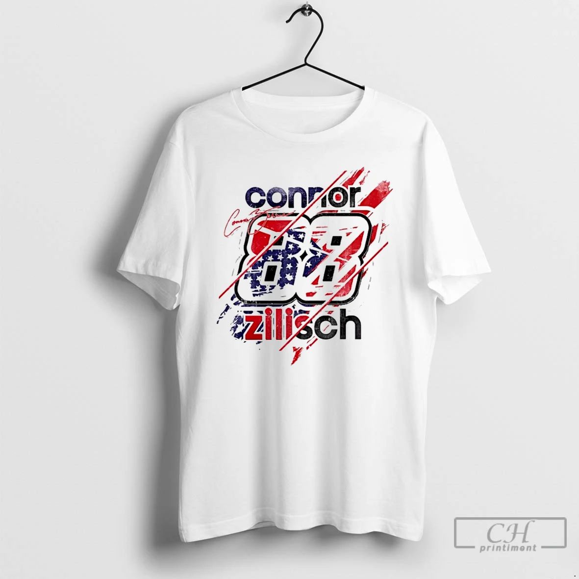 Premium Connor Zilisch Trackhouse Racing Team Collection 2026 America Flag T Shirts