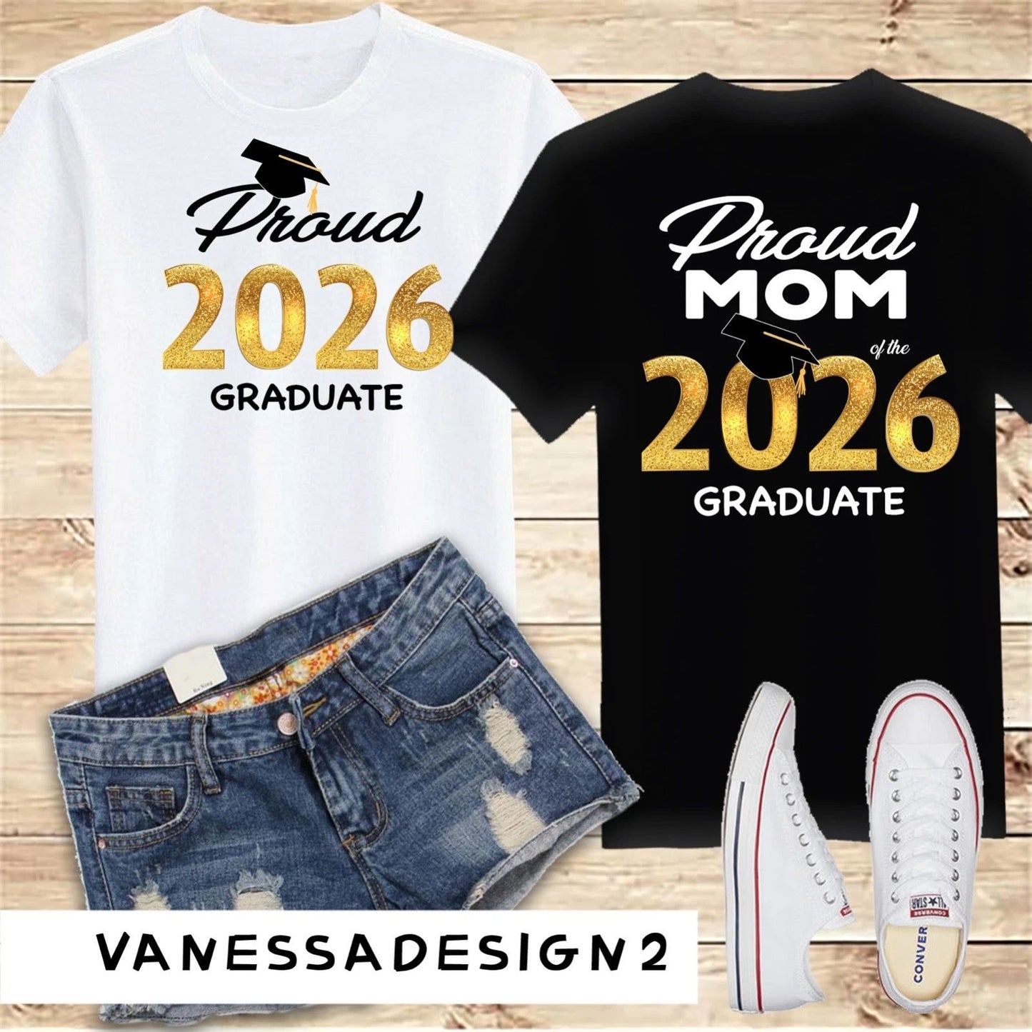 Family Graduation Shirts 2026, Personalized Graduation Shirts for Family Custom