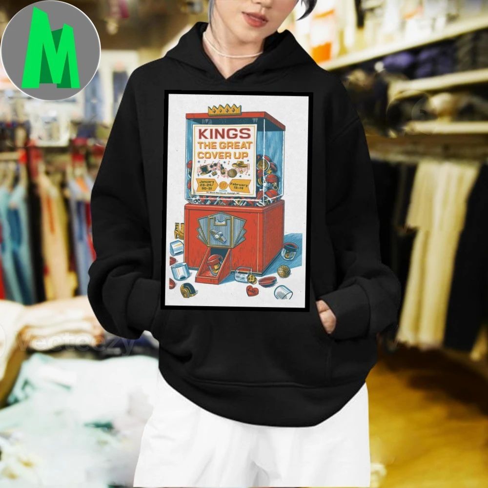 Original Kings The Great Cover Up Raleigh Nc Jan 23-24 30-31 Feb 13-14 2026 Poster Shirt