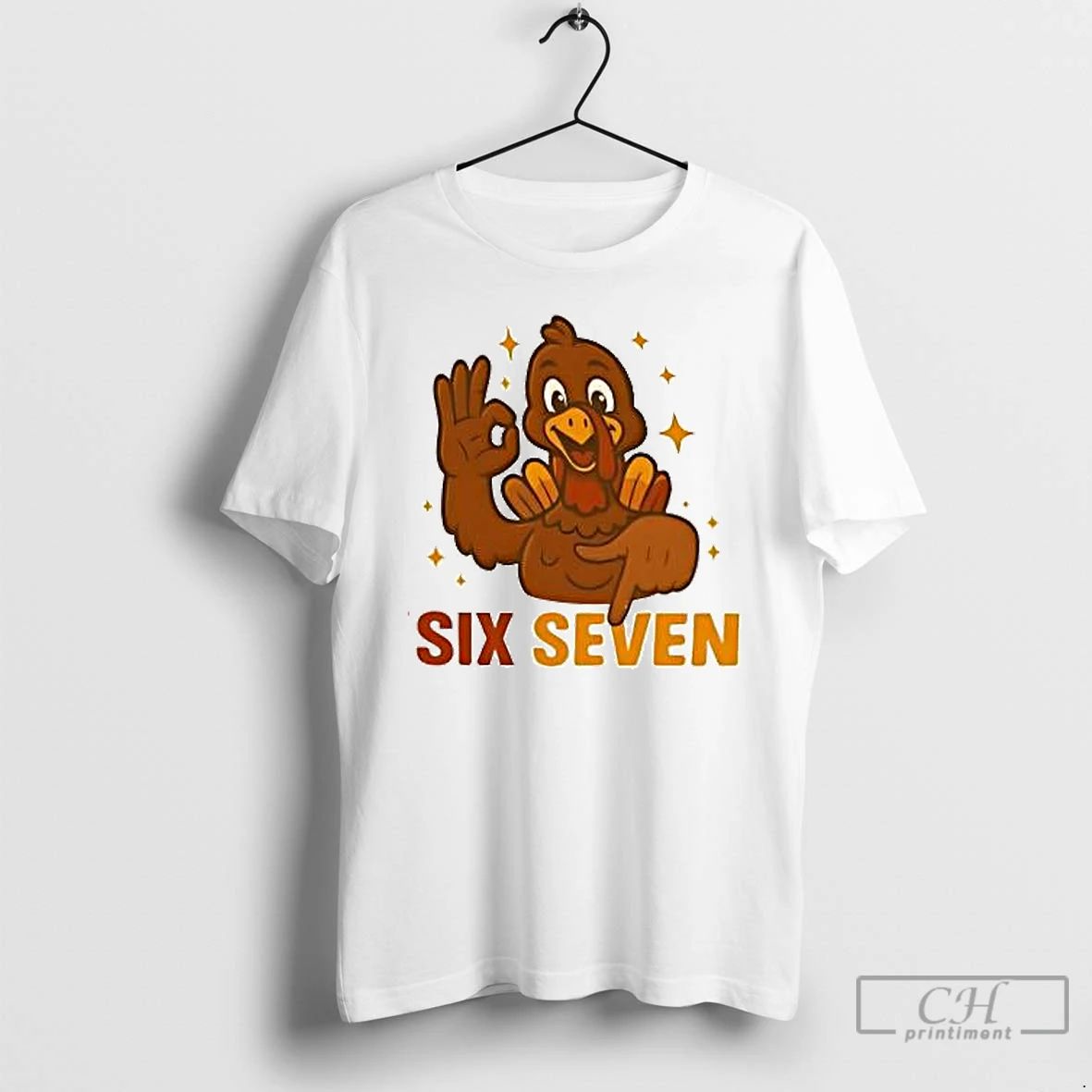 Premium Six Seven Turkey 6 7 Meme Funny Thanksgiving T Shirts